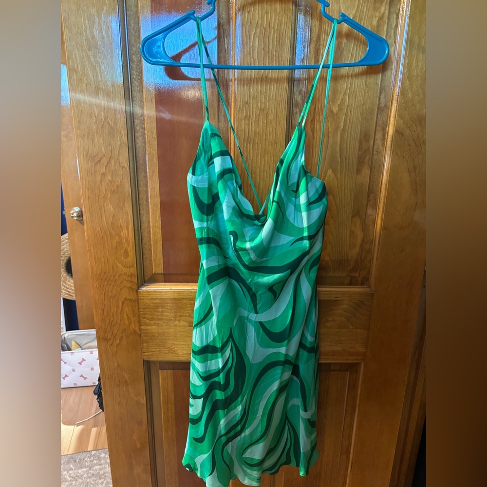 ZARA green dress